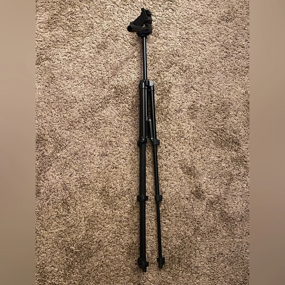 42in Tripod - for phone, camera, GoPro or webcams. Gently used.
